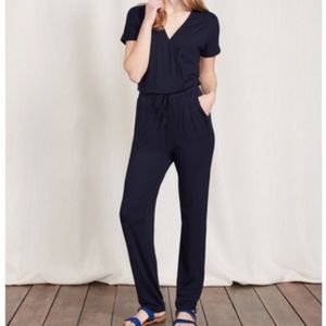 Boden Navy jersey jumpsuit
